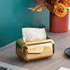 Office Hotel Bathroom Home Luxury Tissue Holder Wipes Storage Case Napkin Box Paper Towel Dispenser
