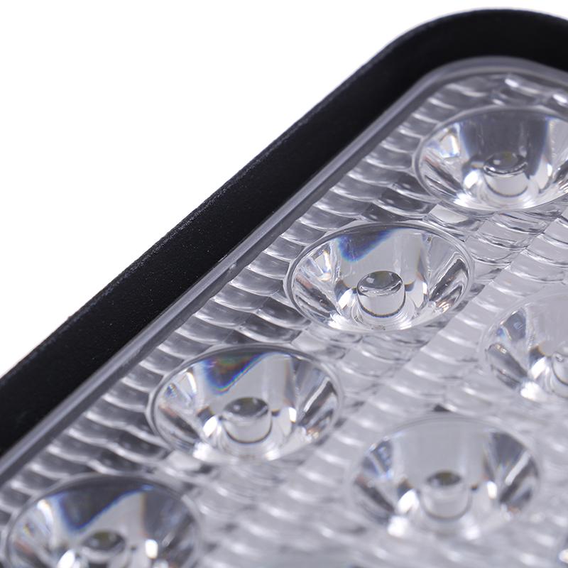 Faro da Lavoro LED 4 Pollici 48W per Camion Fuoristrada Trattore Luci Spot 12V 24V Quadrato