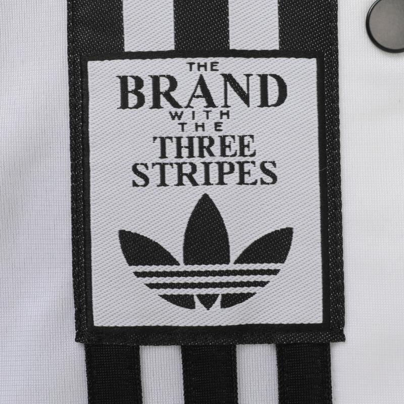adidas Pantalón Originals Adibreak Cómodo Rayado Versátil Deportivo Pantalón Largo Mujer Pantalón Negro Blanco KB2468