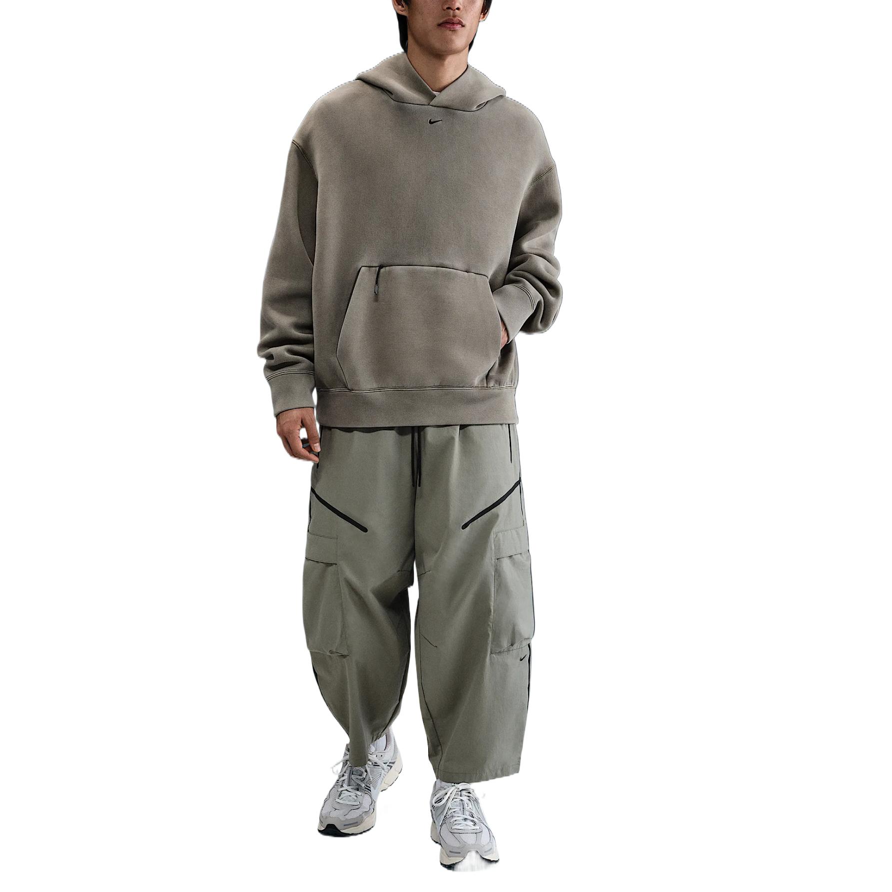 

Nike Tech Удобные Модные Простые Универсальные Спортивные Брюки Девять Четвертей Мужские низы Светло-армейский-зеленый Черный HJ2951320 M