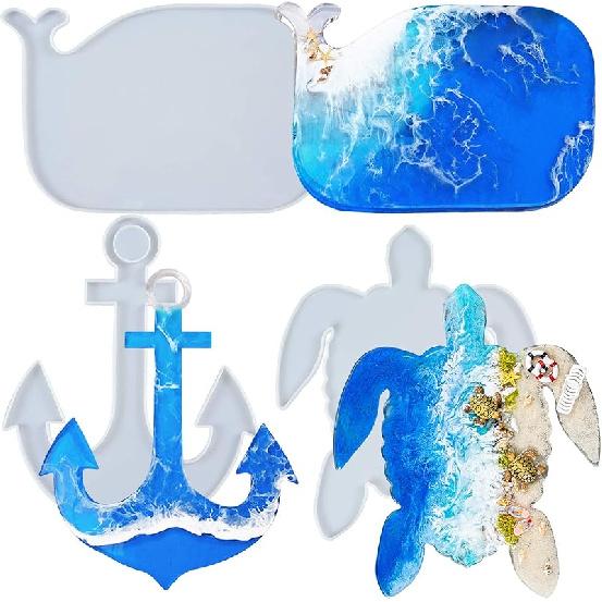 Cutting Board Epoxy Resin Silicone Molds for Serving Tray Platter Concrete Cement Clay, Extra Large 13inch Height