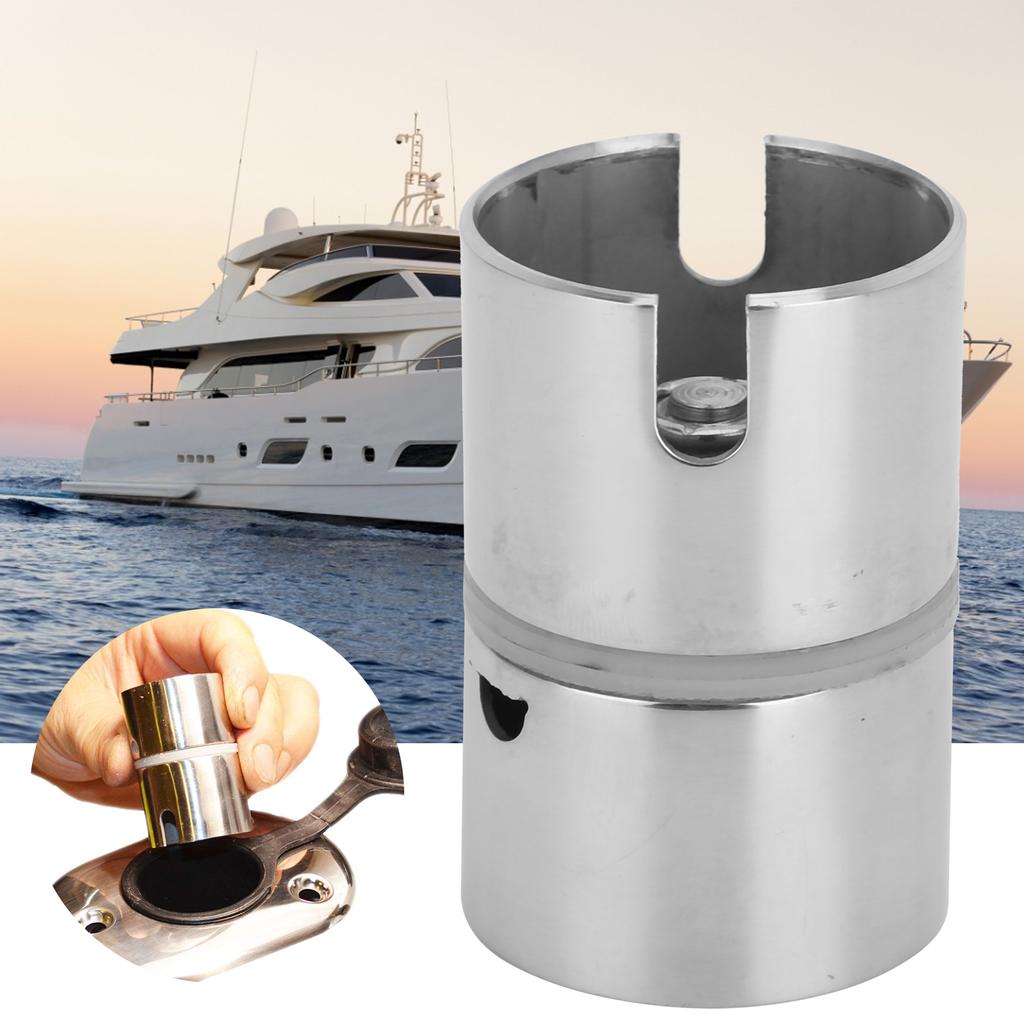 304 Edelstahl 360 Grad Tropfen?in Schwenkbarer Meeresangelruten-Konverter für Rutenhalter