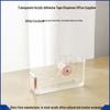 Transparent Acrylic Tape Dispenser & Cutter - Desktop Office Supplies, Creative Gift for Students