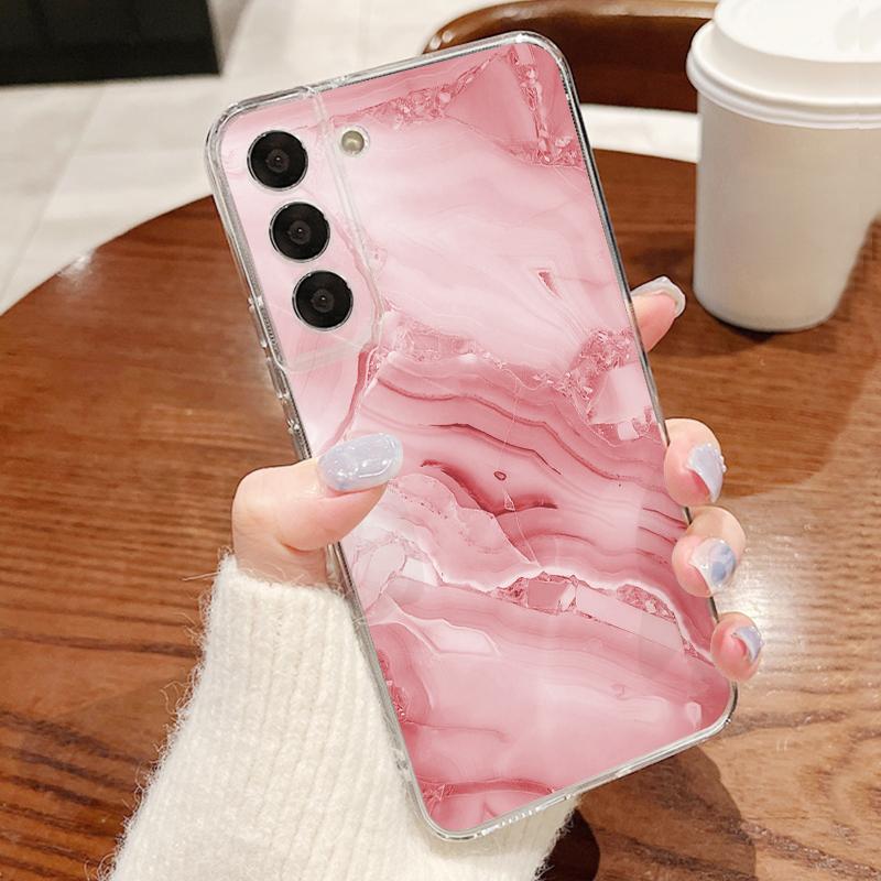 Custodia Marmo Arenaria Per Samsung S26 Ultra S25 FE S24 S23 S22 Plus S21 A15 A25 A35 A55 A16 A26 A36 A56 A17 A37 A57 5G Cover Morbida Trasparente in TPU
