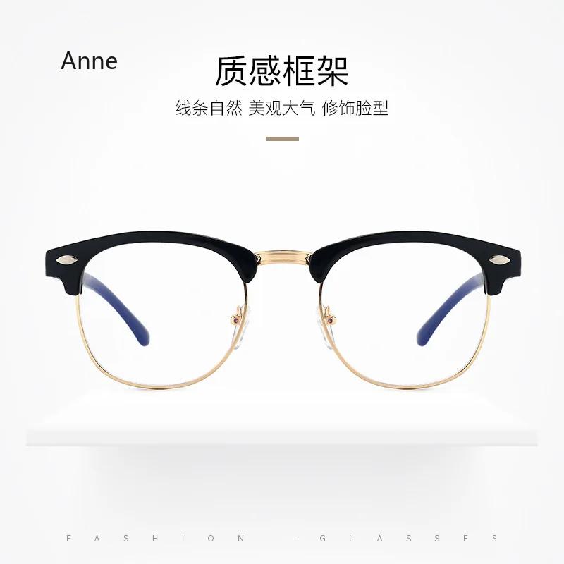 Metal Half Frame Reading Glasses Presbyopic Male Female Far Sight Glasses with Strength +1.0 To +3.0 Eye Glasses