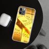 Fine Gold Pattern Printing Phone Case Cover for iPhone 11 12 13 Mini 14 15 Plus 16 Pro Max 17 Air 7 8 + SE Art Customized Fundas
