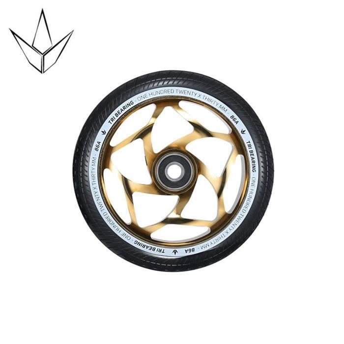 Roue Trottinette BLUNT Tri Bearing 120mm X 30mm - Noir - Mixte - Trottinette