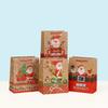 StoBag christmas kraft paper bags for sweets gift wrapping bags reusable tote luxury designer bags santa holiday candy treat