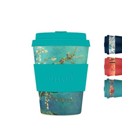 Tazza Ecologica Ecoffee (Tazza Ecofee) - Tazza e Sottotazza Riutilizzabili, Ecologiche, Vincent Van Gogh, 350ml, 812 033