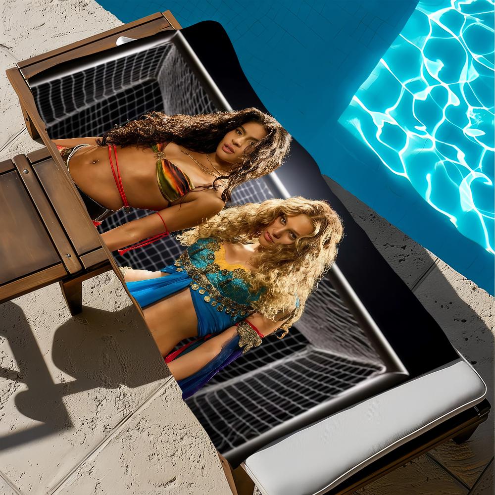 A LITTLE VENGEANCE Jessie Reyez Towel Beach Bath Quick-Drying Lightweight Portable Sauna Camping Swim Pool Travel