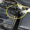 Color My Life Bil Icke-brännbar ABS Negativ Ström Batterilucka Batteriskyddskåpor för Hyundai Creta Ix25 2015 -