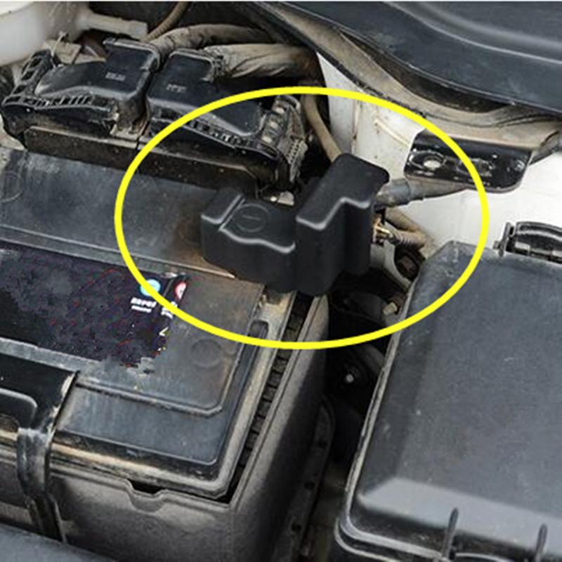 Color My Life Bil Icke-brännbar ABS Negativ Ström Batterilucka Batteriskyddskåpor för Hyundai Creta Ix25 2015 -