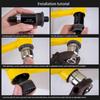 68mm Bike Square Taper Bottom Bracket Square Hole Crank Shafts Seal Bearing Bicycles Part Bicycles Bottom Bracket