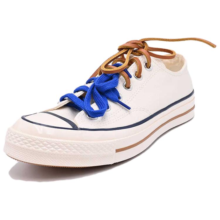 Converse Chuck 70 Casual Comfortable Versatile Durable Low-Top Canvas Shoes Unisex Sneaker White Blue Brown A16582C