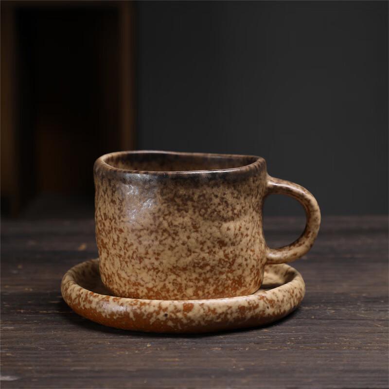 

Shangqi Ceramic Kiln Glaze Coffee Cup & Saucer Set