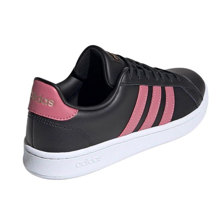 adidas Neo Grand Court Comfortable Low-Top Sneakers Women Sneakers Black Pink FW0798