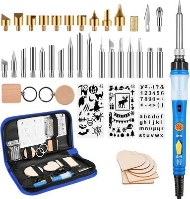 Pyrography Engraving Burning Soldering Iron Set DIY Wood 60W Soldering Iron Kit 220V 110V
