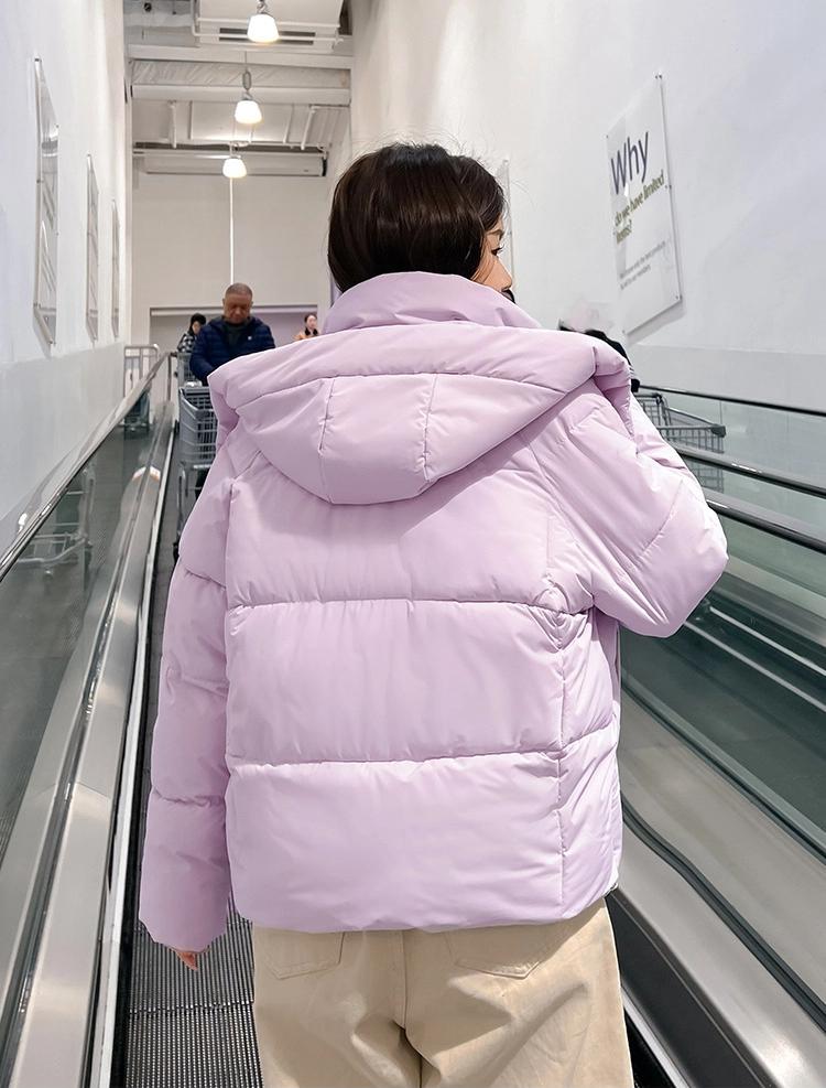 Hooded Loose Short Jacket Thickened Winter Cotton Coat