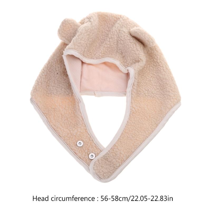 Winter Bear Ear Hat for Teens Keep Warm Protecting Ear Hat Windproof Outdoor
