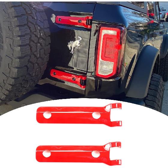 Tailgate Hinge Cover Trim for Ford Bronco 2 Door 4 Door 2021 2022 2023 2024 2025 Rear Door Hinge Liftgate Trim Exterior Decoration Accessories Spare