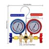 R22 R134A Refrigerant Manifold Manometer Valves Pressures Gauge Air Conditioner Refrigerant Filling Instrumentation Tool