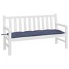 VidaXL Garden Bench Cushion, Seat Cushion, Patio Terrace Living Room Outdoor Indoor Furniture Cushion, Blue 378980
