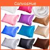 Comfortable Single Pillow Cover Hypoallergenic Polyester Fiber Fabric 48*74cm