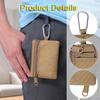 Mini Keychain Card Holder for Men Women Professional Compact Key Case Little Change Wallet