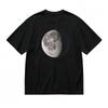 Men's Trend Classic T-Shirt Lunar Landscape Black and Grey Design Printed Tee