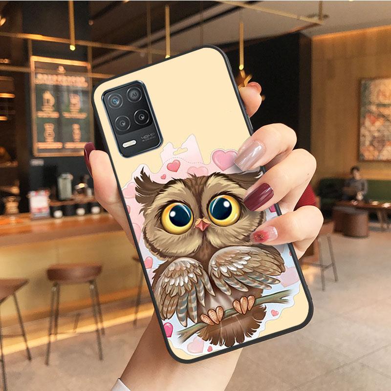 Owl Hearts Lover Phone Case for OPPO Realme GT 2 Pro X2 Pro XT C25S 8 7 6 Pro 6i GT Master C3 C21 C21Y C11 X3 SuperZoom