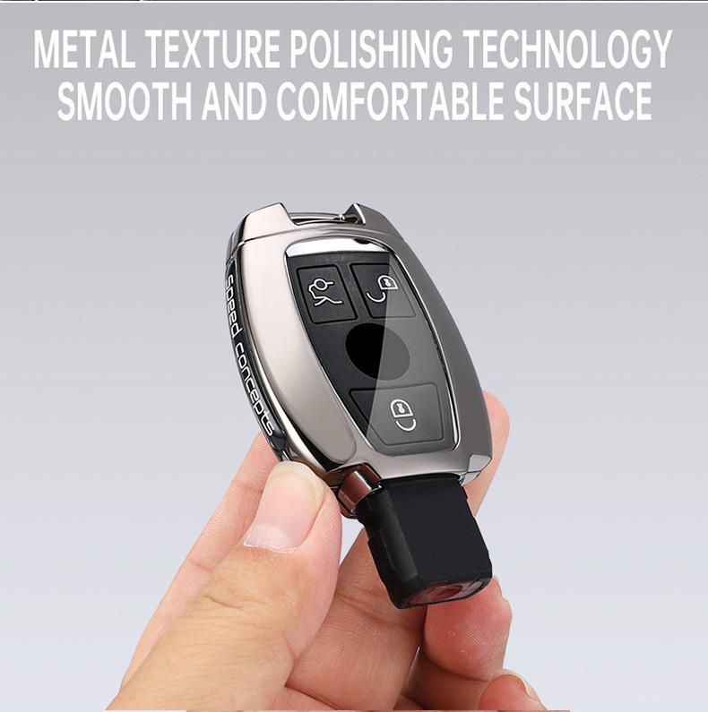 Mercedes-Benz Key Cover for C200L, GLA, B200, CLA220, C180L (Old Model), A180, GLC.