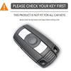 Silicone Remote Car Key Shell 3 Button Case Styling Cover Fob For BMW 1 3 5 6 Series E90 E91 E92 E60 E70 E71 E72 E82 E87 E88 E89