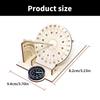 Educational Wood Clock Model Children Educational Toy Easy To Assemble for Science Enthusiasts and Craft Project