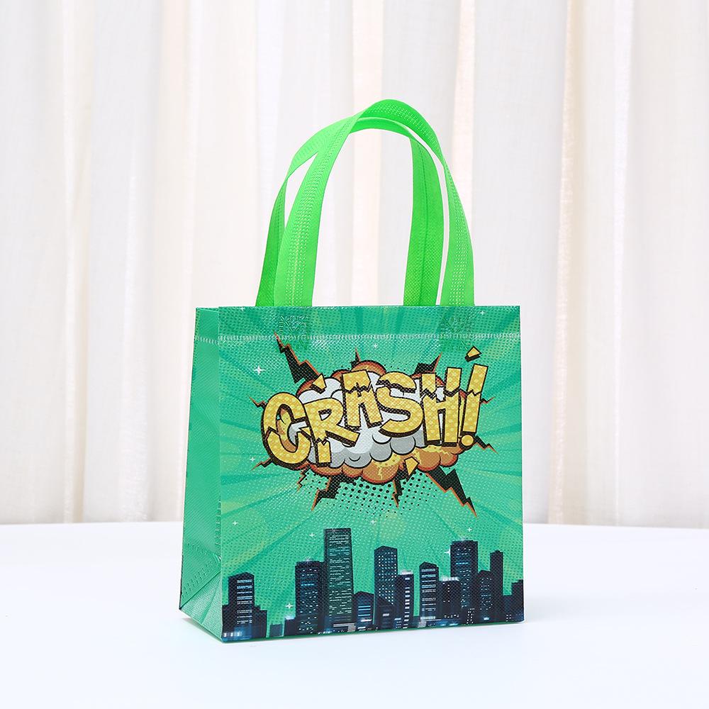 StoBag Comic Superhero Gift Wrapping Bags Boom Zap Pow Bags for Sweets Kids Party Favors Candy Treat Luxury Designer Bags