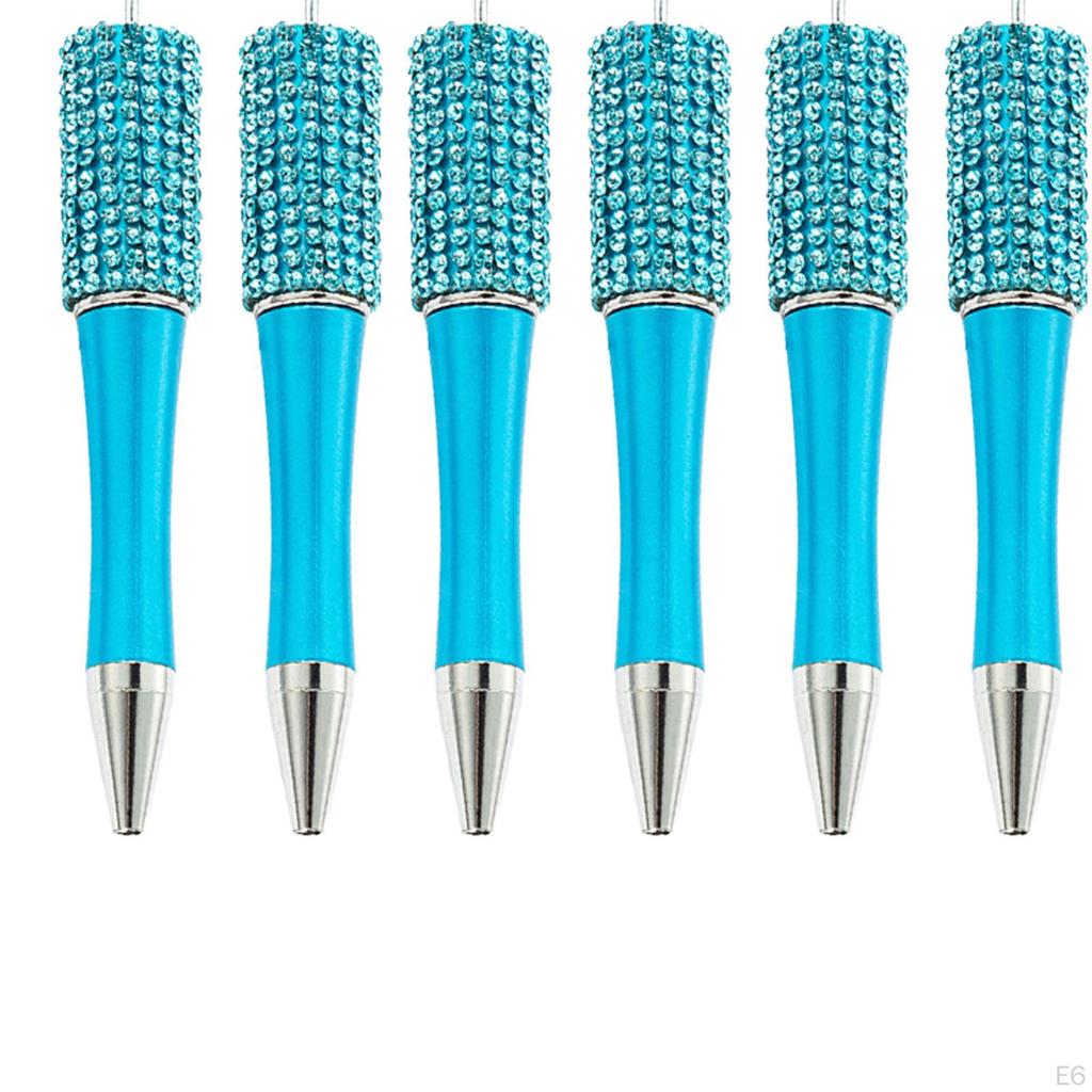 10x Penna a sfera con perline assortite per penne da diario per premiare l'aula di disegno
