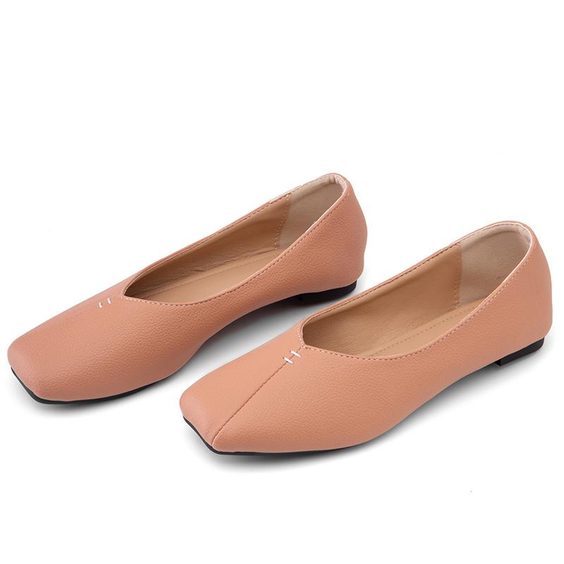 

Женские туфли на плоской подошве, весна-лето, новые, большие размеры, удобные, мягкие, низкие, повседневные, с небольшим горлом, туфли-лодочки 54