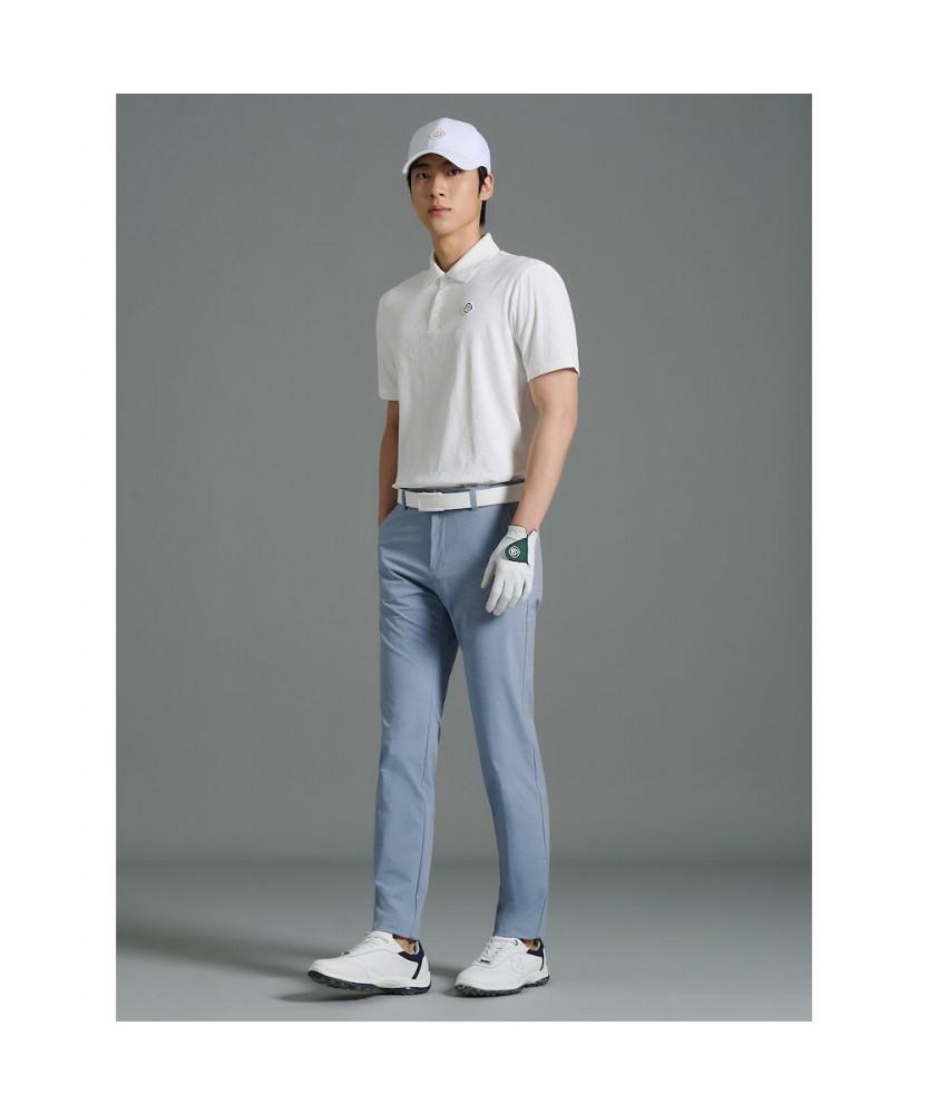 BEANPOLE GOLF [Heritage] Men'S Jacquard Short Sleeve T-Shirt - White