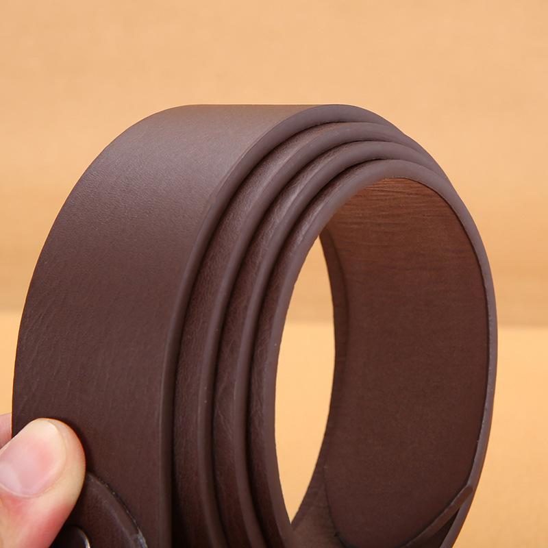 Korean Style Men PU Belt Needle Buckle Japanese Buckle Casual Jeans Belt Fashion Durable