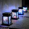 Solar-Powered Hanging Palace Lantern: Decorative Outdoor Courtyard Lamp for Gardens and Patios
