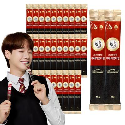 Pungnyeonbogam Korean Red Ginseng Extract Today Good Time, 15g, 30 Units