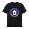 Cia Central Intelligence Agency Offizielles Siegel Baumwoll-T-Shirt Für vintage Gewaschen Lässig Grafik Stilvoll homme Weich Atmungsaktiv