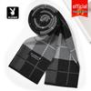 PLAYBOY Men's Geometric Pattern Winter Scarf
