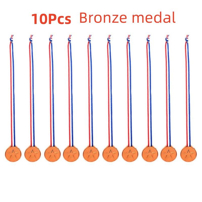 

10Pcs Kids Prize Games Competition Motion Toy Kids Medals Sports Day Medals Sports Day Games Kids Medals For Kids Dance Gift