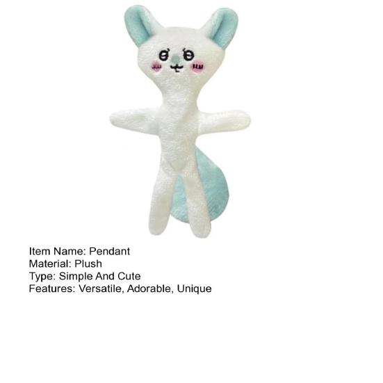 Pingente de Pelúcia Torcível Articulável Animal de Pelúcia Macio para Mochila Chaveiro Feio Charmoso Decoração de Anime para Quarto Mesa Estante Coleção