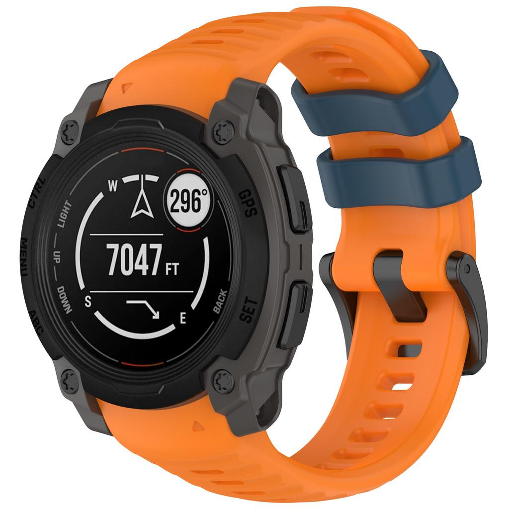 Sweat-resistant and Hypoallergenic Silicone Watch Band Precision Fit for Garmin Instinct E 40mm 45mm Replacement Sports Strap