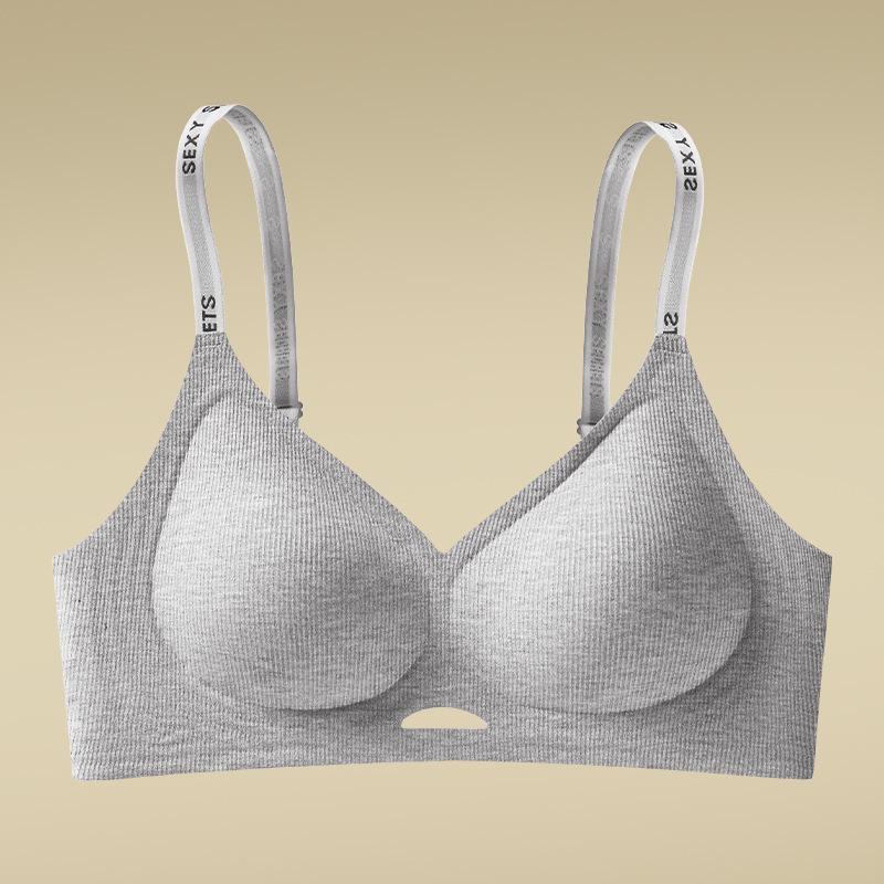 

2025 Бесшовный комфортный бюстгальтер с гелевой полоской: Мягкое, Предотвращающее обвисание, С боковой поддержкой, Подчеркивающее белье для маленькой груди. L