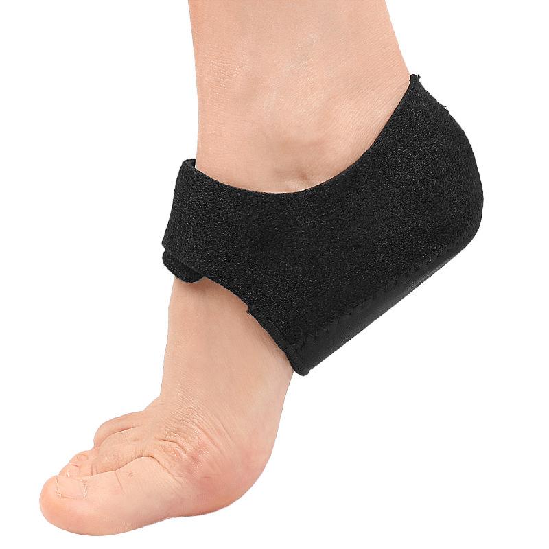 Adjustable Gel Heel Protector Sleeve - Soft, Breathable, and Warm Velcro Heel Pad
