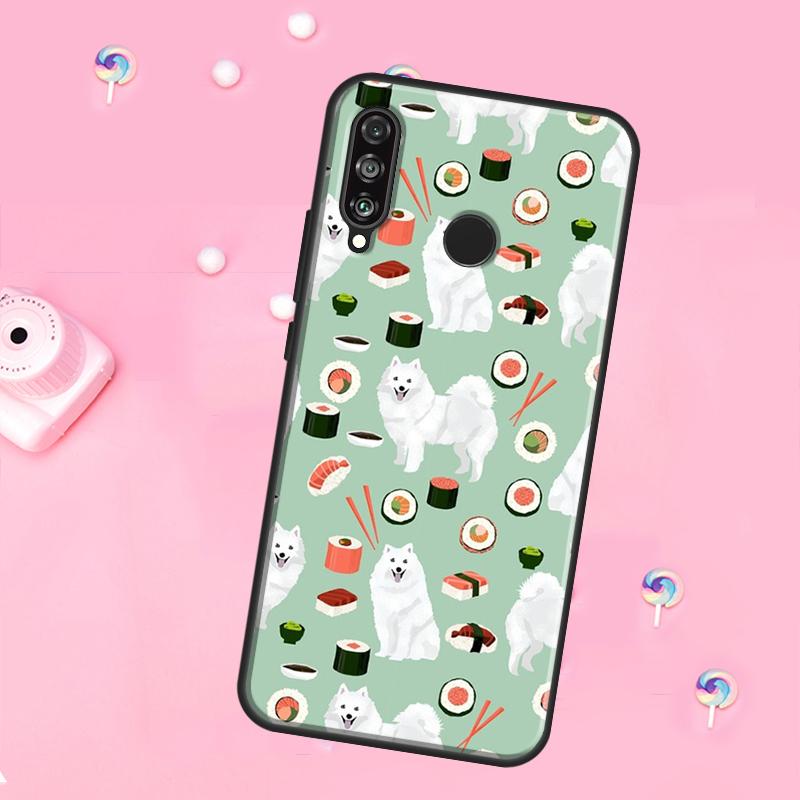 Japanese Spitz Dog For Huawei Nova 11 Pro 10 9 SE Y70 Y60 Y90 Y61 Y91 Y73 Y72 12s 12i 11i 8i P30 P40 Lite Case
