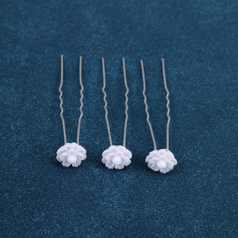 

Набор из 18 свадебных украшений для волос: Шпильки U-образной формы, популярные заколки и шпильки для плетения