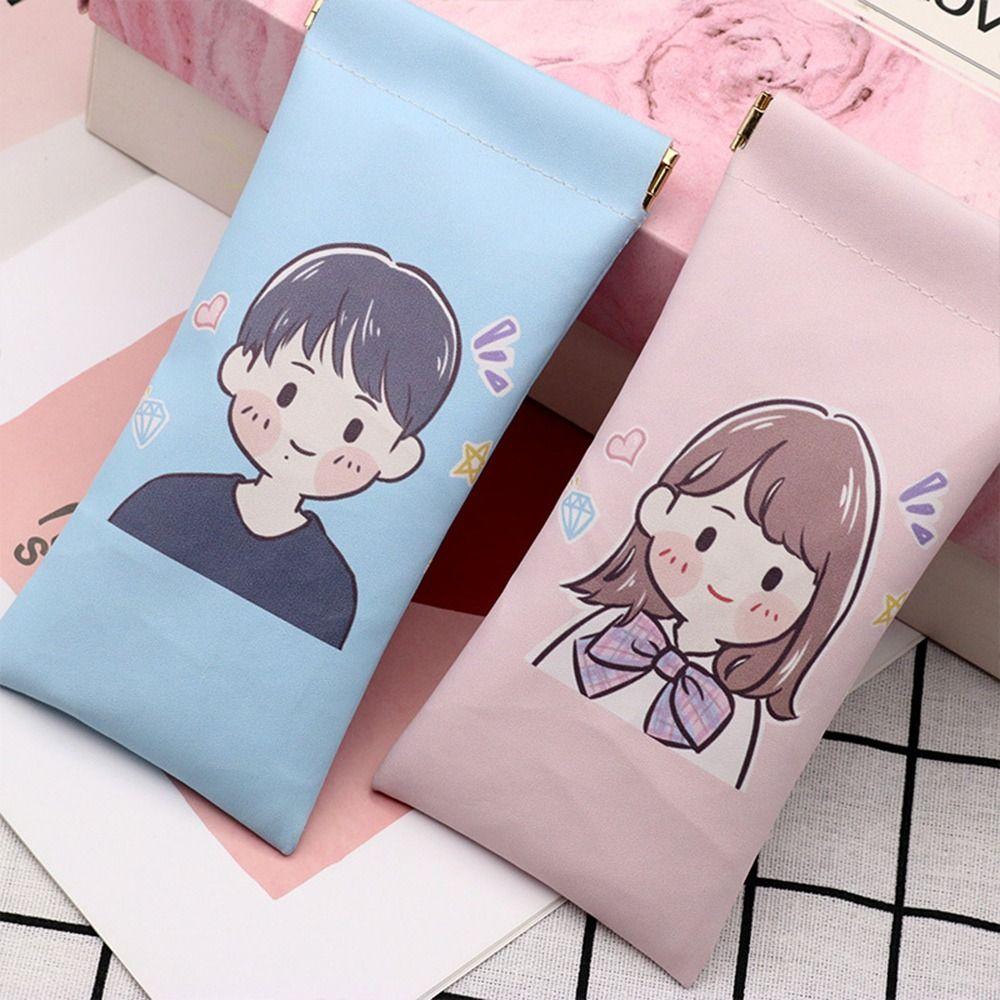Cute Reading Eyewear Case Portable Eyewear Protector Glasses Holder Glasses Box Students